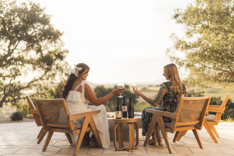 Gas Firepit with Ocean View