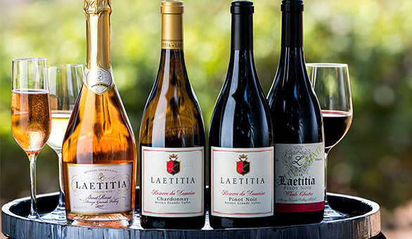 Laetitia Wine Bottle Lineup