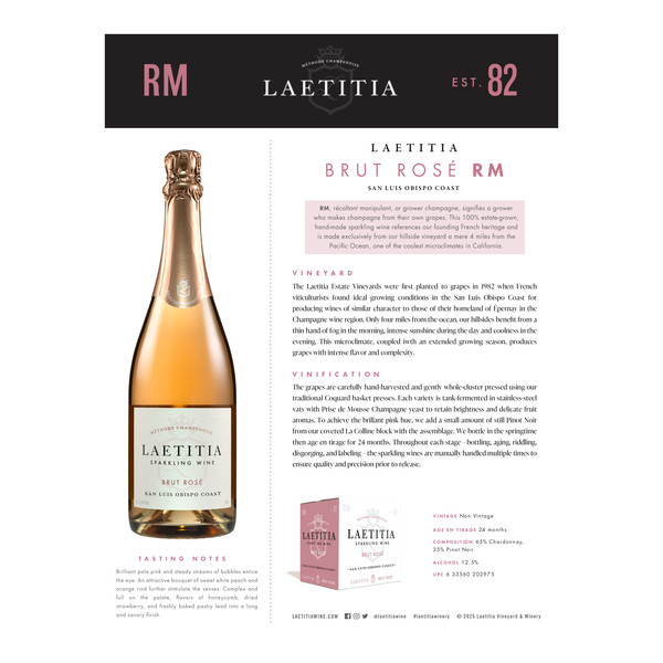 Brut Rose RM San Luis Obispo Coast